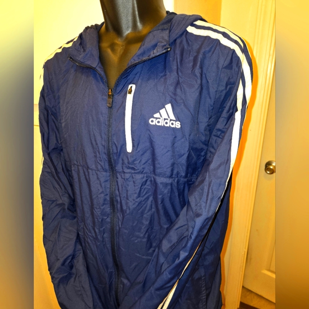 Women's Adidas lined wind-breaker Hoodie